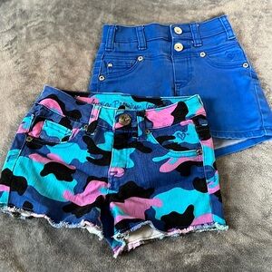 Justice 8r shorts gently worn